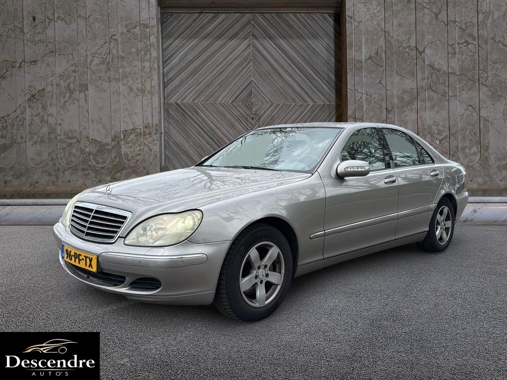 Mercedes-Benz S-Klasse 320 CDI (bj 2004, automaat), Auto's, Achterwielaandrijving, Gebruikt, Parkeersensor, 3222 cc