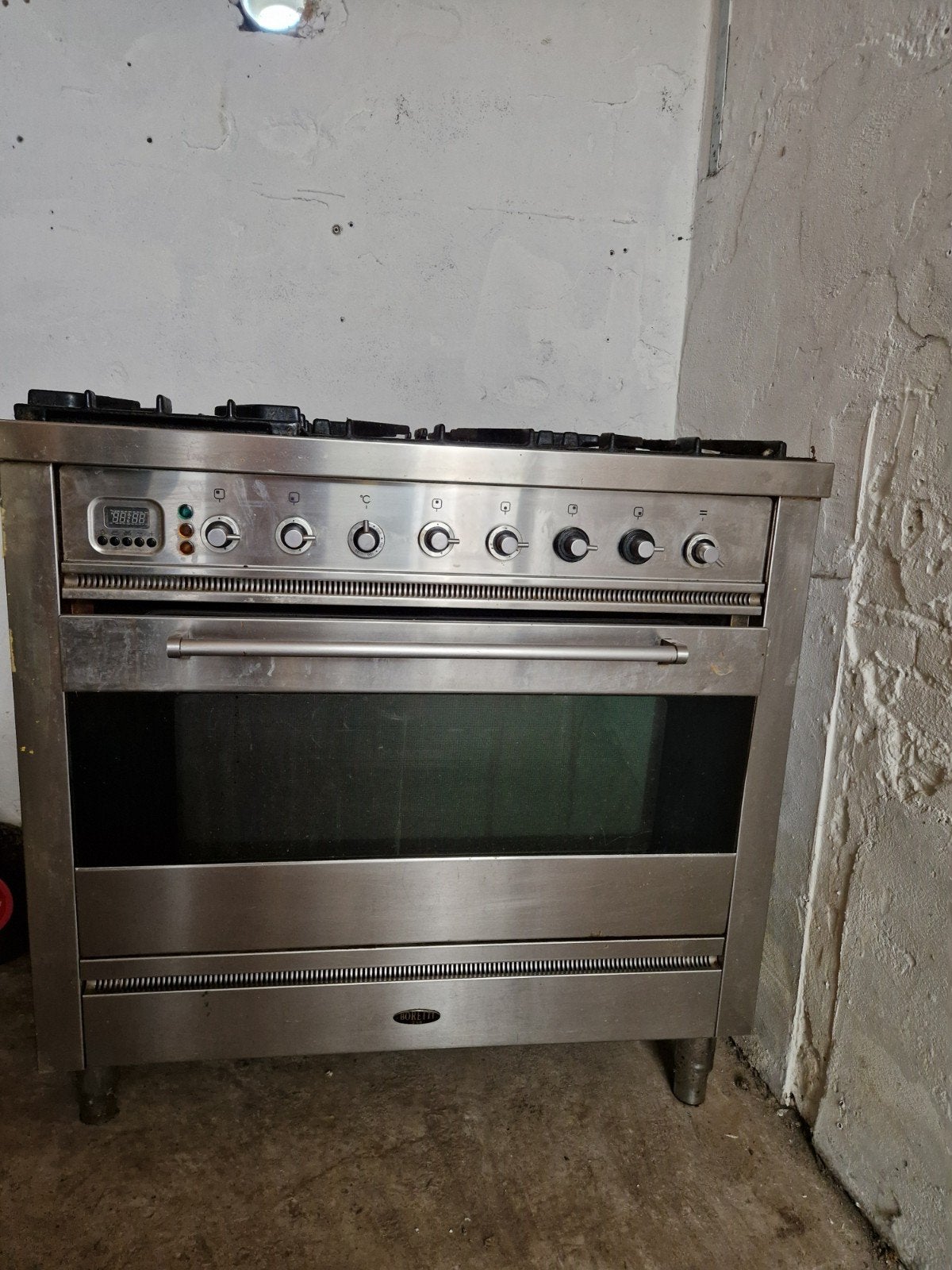 Boretti Fornuis met Oven - 6 Kookpitten, Ophalen, Gebruikt, 60 cm of meer, Gas