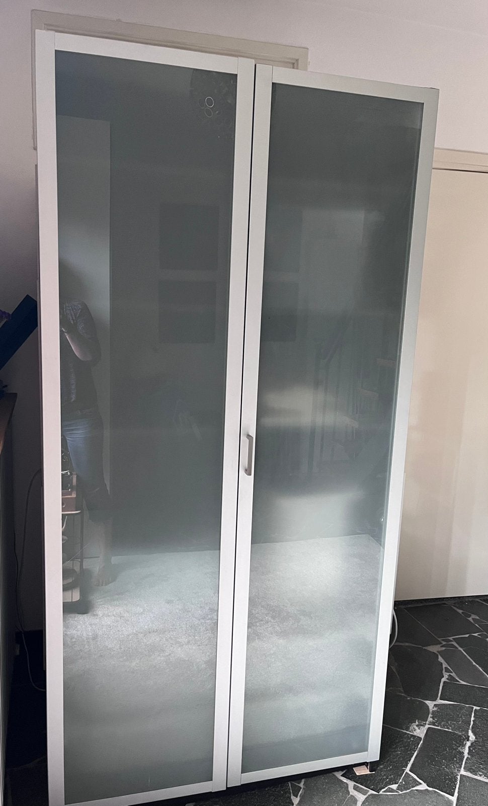 Glazen deuren van PAX Kledingkast, Ophalen, Gebruikt, 200 cm of meer, 50 tot 100 cm