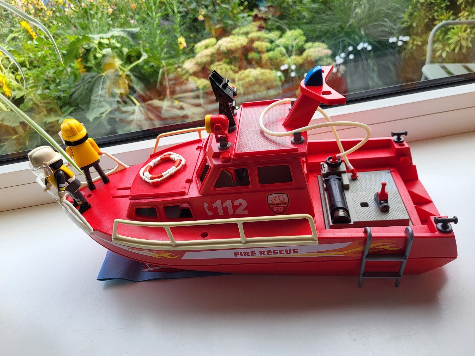 Playmobil Brandweerboot - Fire Rescue, Ophalen of Verzenden, Gebruikt