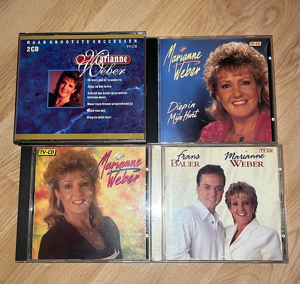 Diverse CD’s Marrianne Weber, Ophalen of Verzenden, Zo goed als nieuw, Levenslied of Smartlap