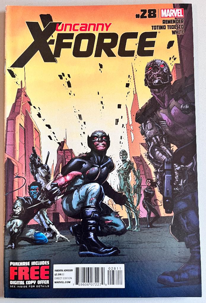 Uncanny X-Force #28 (Marvel Comics), Boeken, Eén comic, Amerika, Ophalen of Verzenden, Zo goed als nieuw