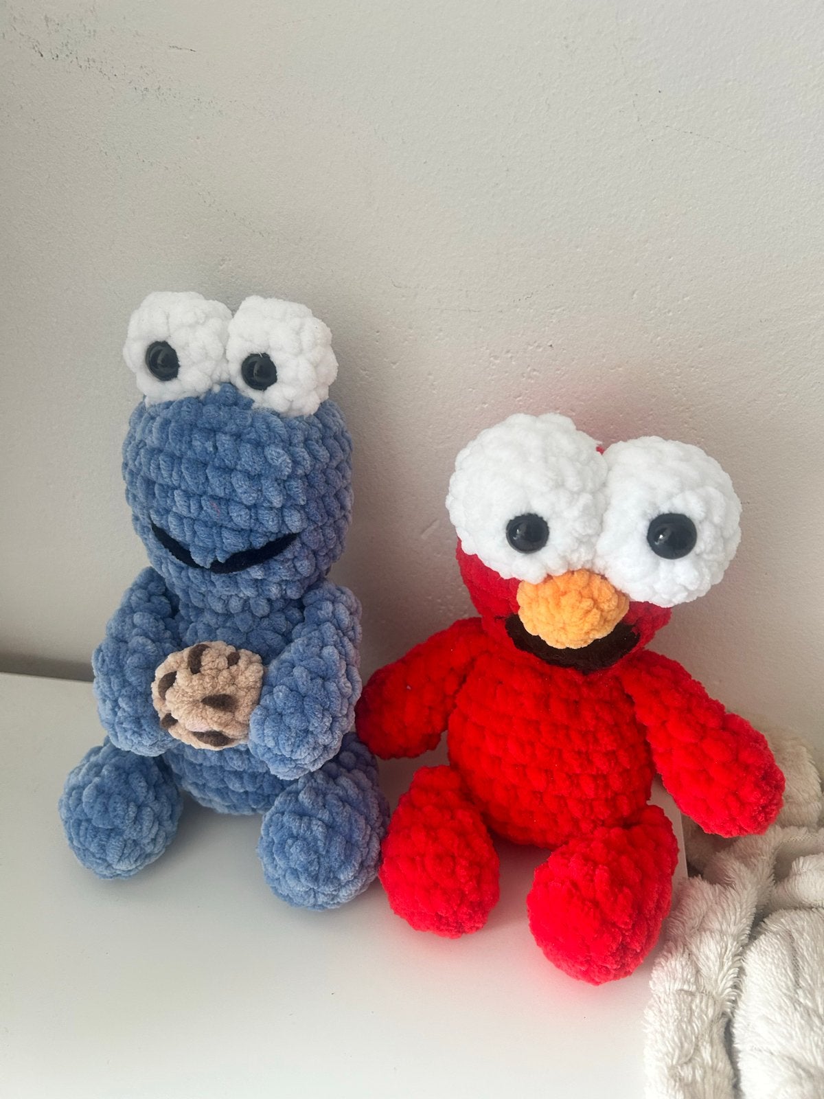 Cookie Monster & Elmo Knuffels - Duo Set, Overige merken, Overige typen, Nieuw, Ophalen of Verzenden