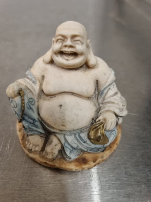 boeddah beeld klein happy, Ophalen of Verzenden