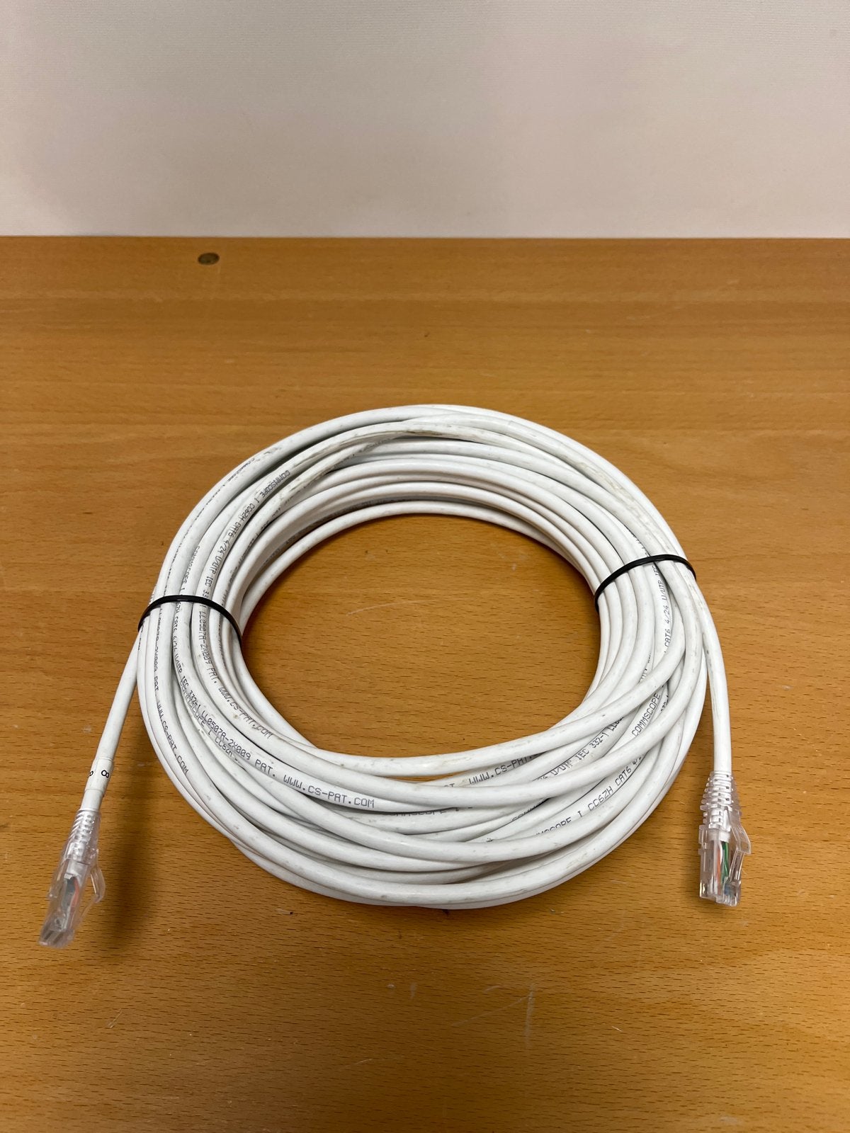 20 meter Commscope Cat6 UTP Netwerkkabel - Wit, Ophalen of Verzenden, Gebruikt