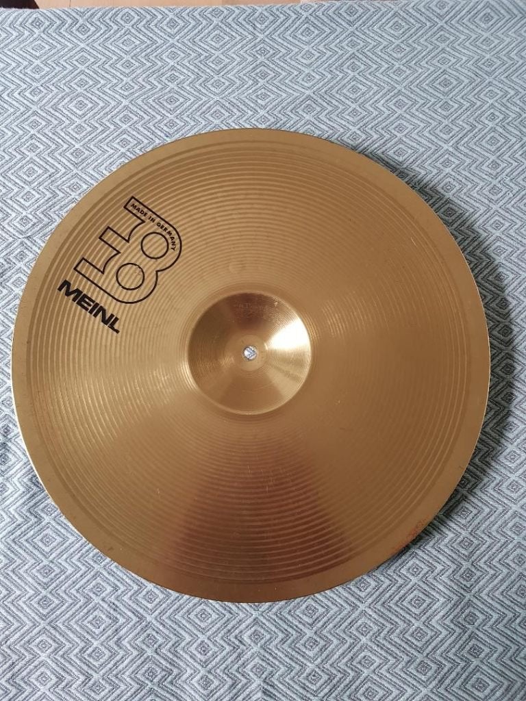 Meinl cimbal Meteor brass, Crash 18. Diameter 18inch, Ophalen, Zo goed als nieuw, Overige merken