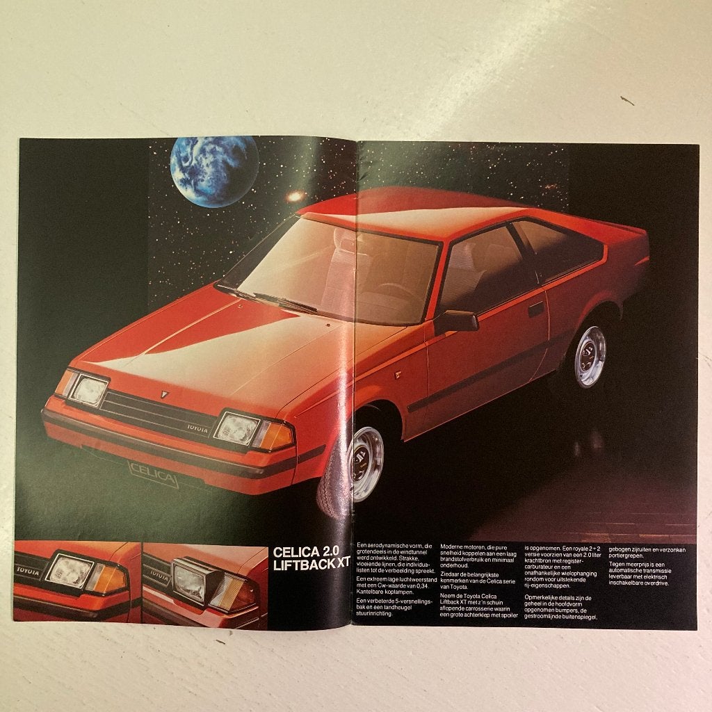 Toyota Celica folder / brochure, Ophalen of Verzenden, Gelezen, Toyota