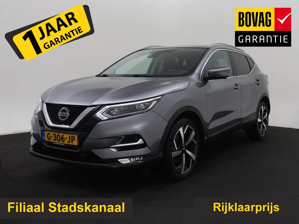 Nissan Qashqai 1.3 DIG-T Tekna, Automaat, 12 maanden, Gebruikt, Euro 6