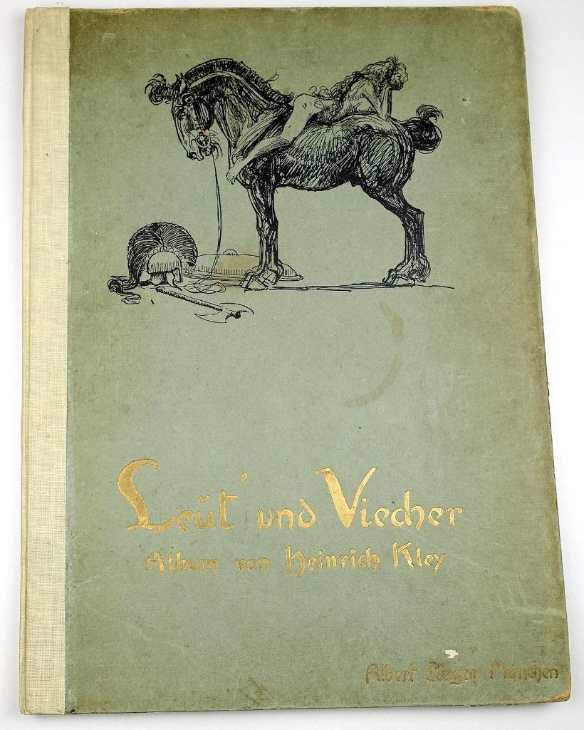 [Heinrich Kley] Leut und Viecher Inspirator voor Walt Disney, Antiek en Kunst, Antiek | Boeken en Bijbels, Ophalen of Verzenden