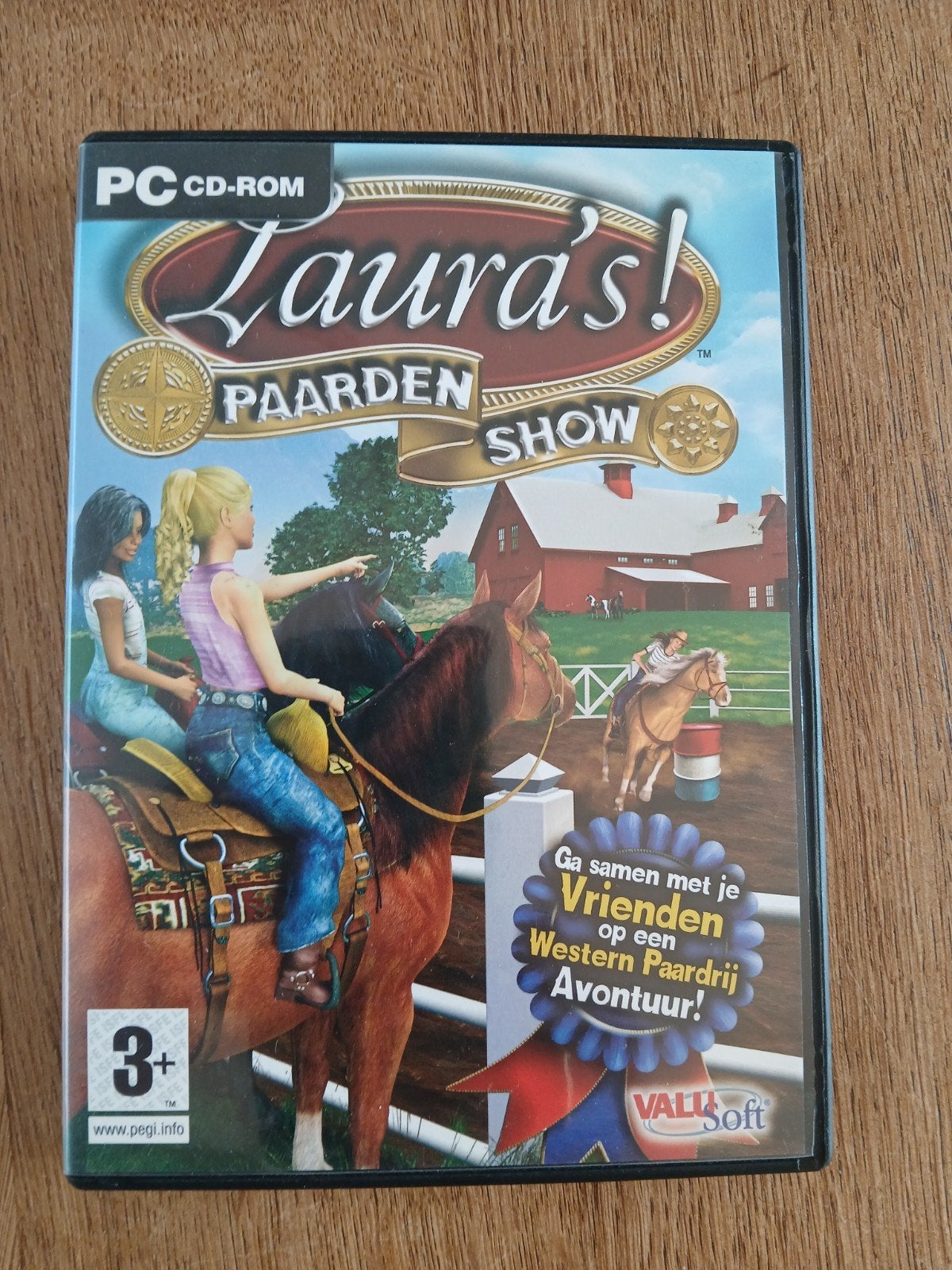 Laura's Paarden Show PC CD-ROM - Western Avontuur, Spelcomputers en Games, Games | Pc, Ophalen of Verzenden
