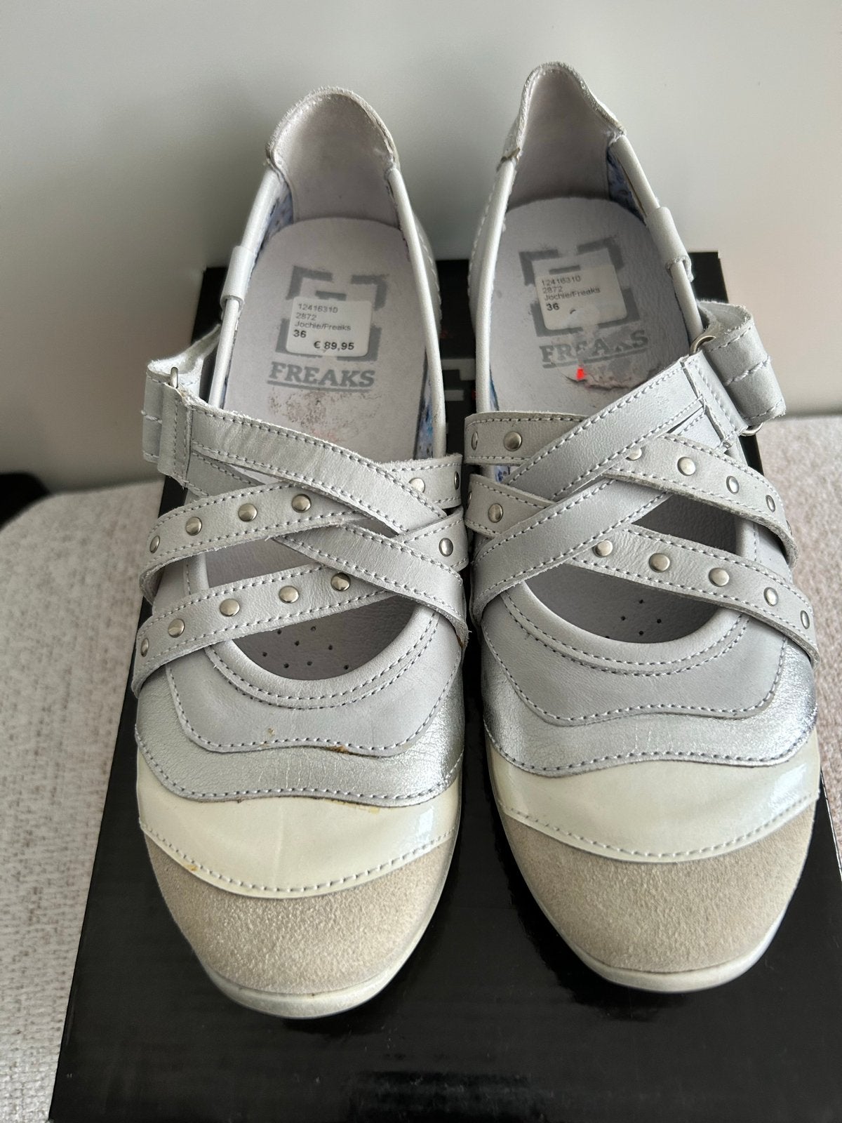 Nieuw Freaks Ballerina's Maat 36 - Zilver/Wit/Beige, Ophalen, Nieuw, Meisje, Schoenen