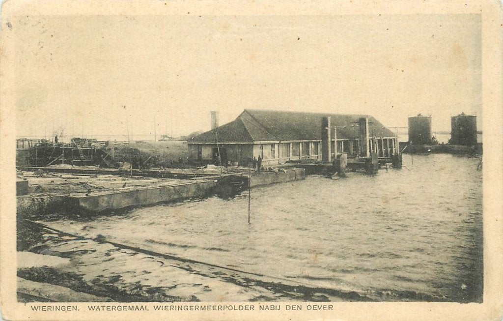 378-370-039 Wieringen Watergemaal Wieringermeerpolder, Verzenden, Voor 1920, Noord-Holland