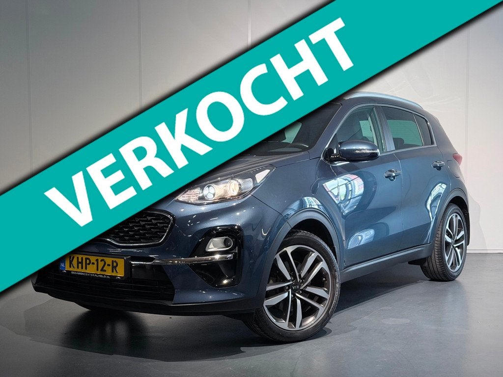 Kia Sportage 1.6 T-GDI DynamicLine /Clima/Cruise/LED/Camera/, Auto's, Kia, Lichtsensor, Gebruikt, 4 cilinders, Blauw