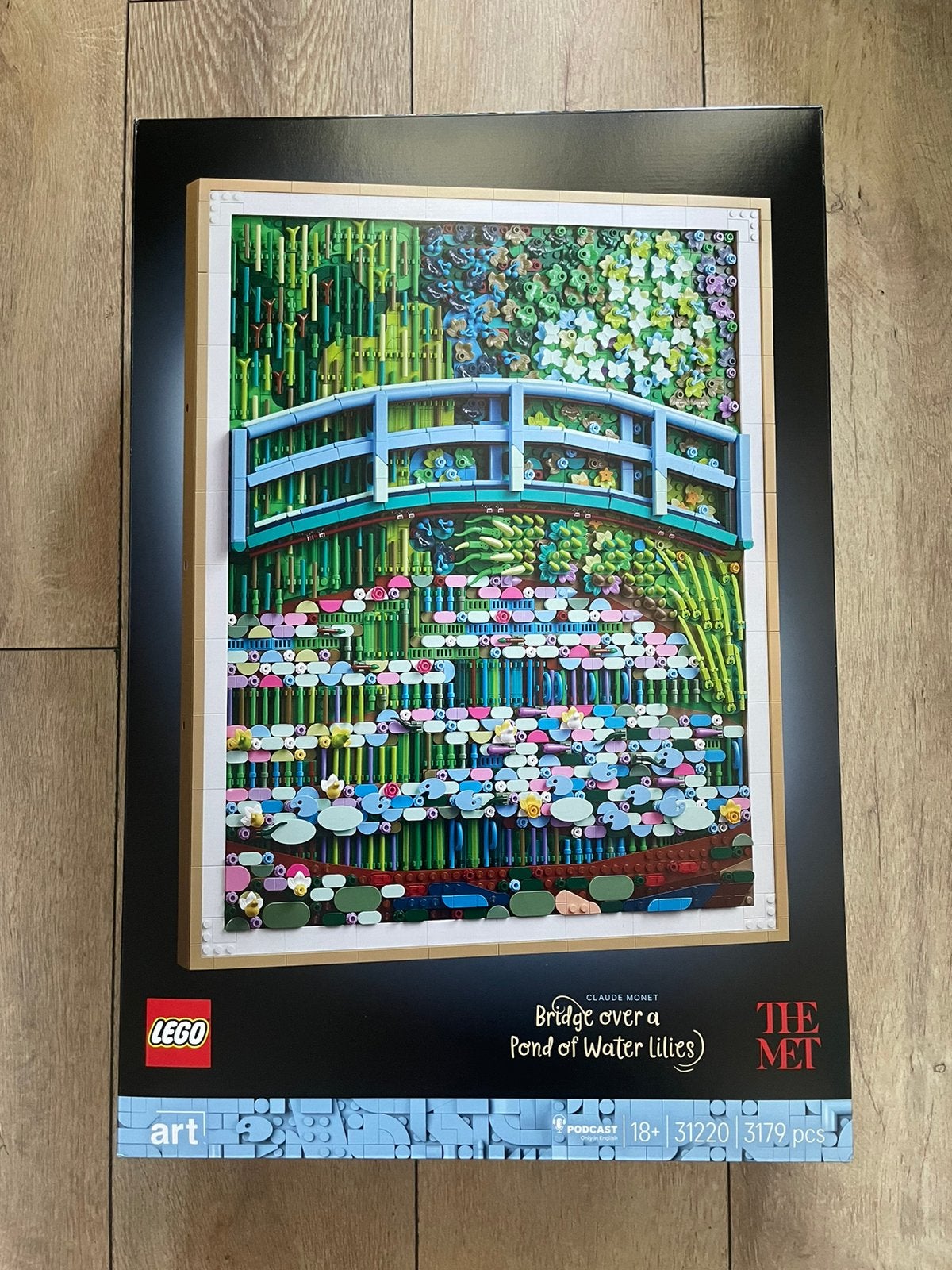 Lego 31220 - Cloude Monet Brug over vijver met waterlelies, Lego, Nieuw, Ophalen of Verzenden, Complete set