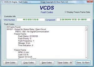 Vagcom /Vcds aanpassingen , coderen ,uitlezen, Ophalen, Nieuw
