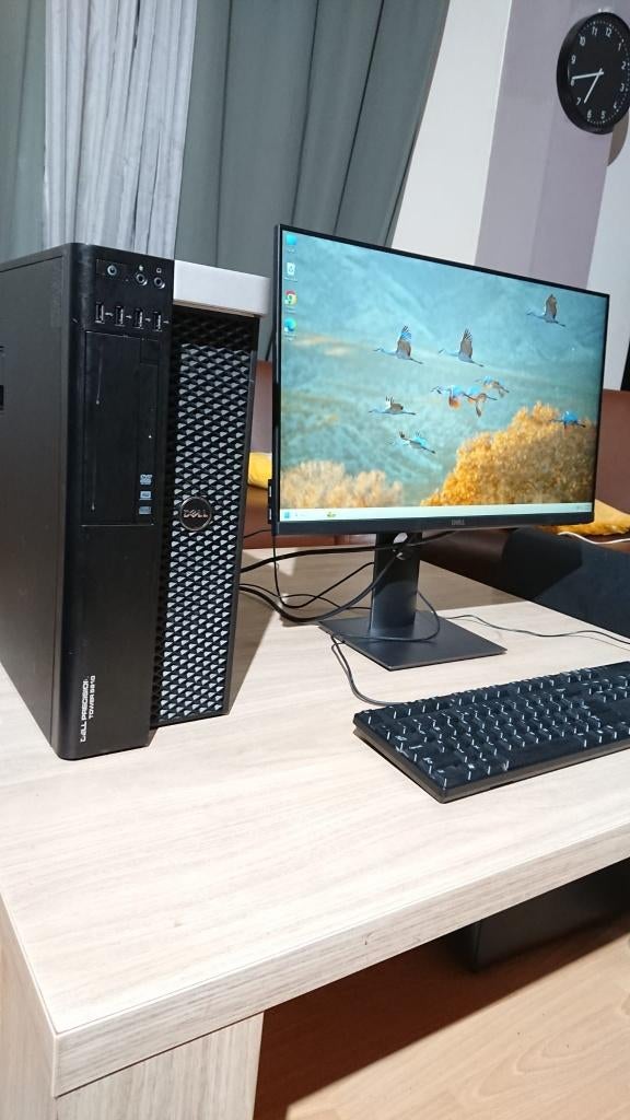 Dell GTX 970 4GB 16GB RAM SSD + 24" Dell UltraSharp GAMING, Met monitor, Refurbished, Intel Xeon, Ophalen of Verzenden