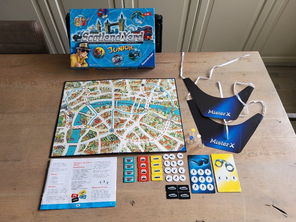 Spannende Jacht door de Stad Scotland yard junior, Een of twee spelers, Ophalen of Verzenden, Gebruikt, Ravensburger