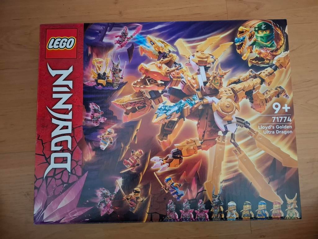 LEGO Ninjago 71774 Lloyd's Gouden Ultra Draak*sealed,*, Inclusief minifiguren, Lego, Nieuw, Ophalen of Verzenden