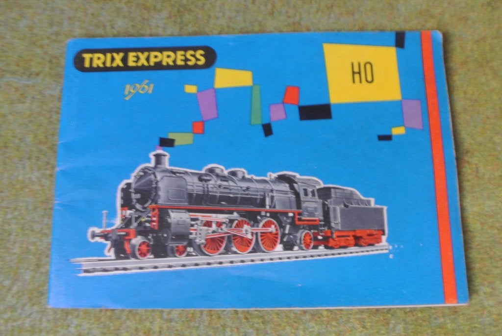 Trix Express 1961, Gelijkstroom of Wisselstroom, Trix, Zo goed als nieuw, Boek, Tijdschrift of Catalogus