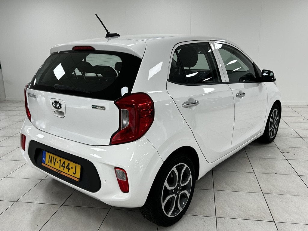 Kia Picanto 1.0 CVVT ExecutiveLine NAVIGATIE | AHTERUITRIJCA, Stof, Gebruikt, Automatische klimaatregeling, Met garantie (alle)