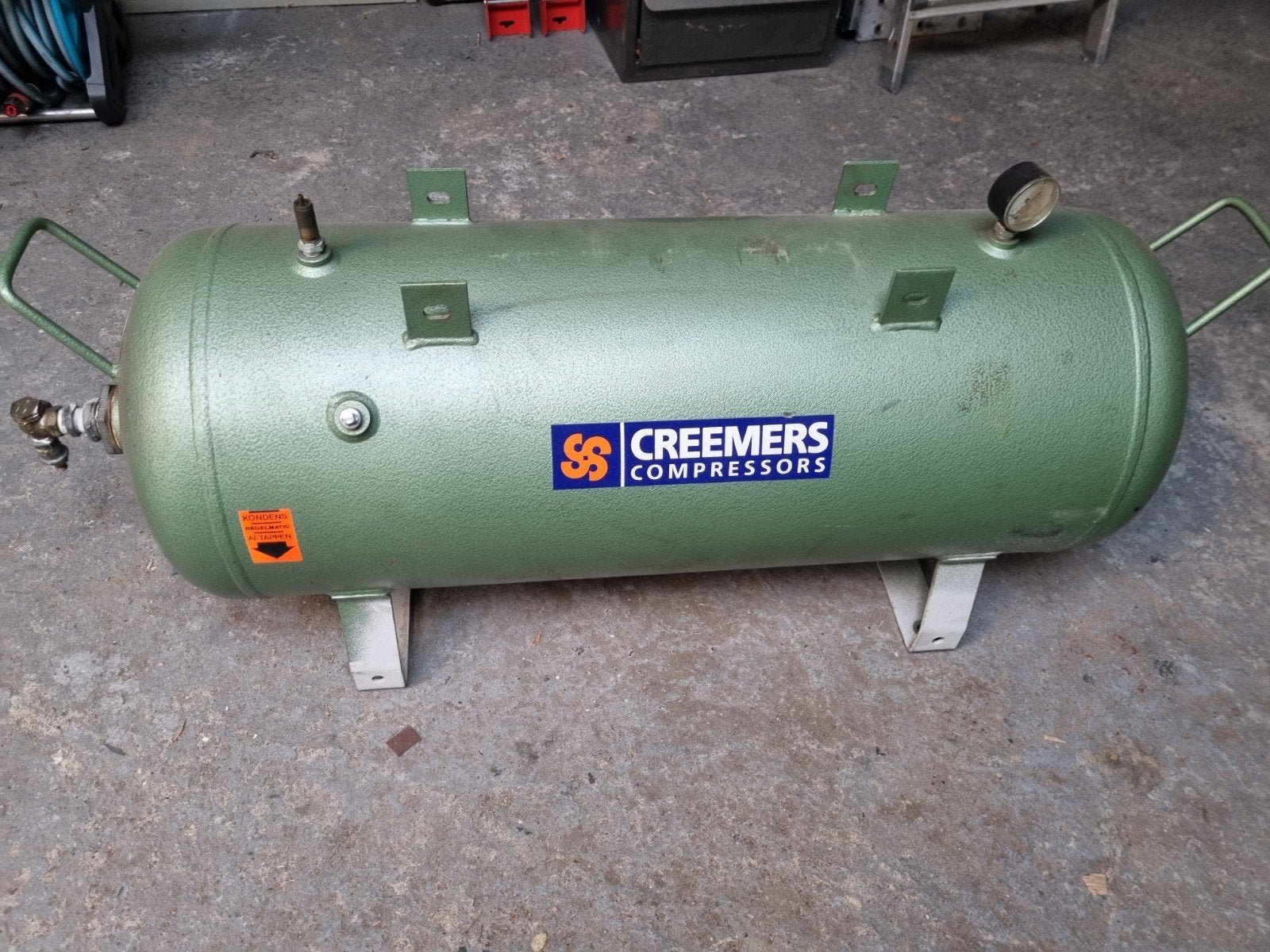 Creemers Compressor Luchttank - 90 Liter, 11 bar, 25 tot 100 liter, Ophalen of Verzenden, Gebruikt, 10 bar of meer