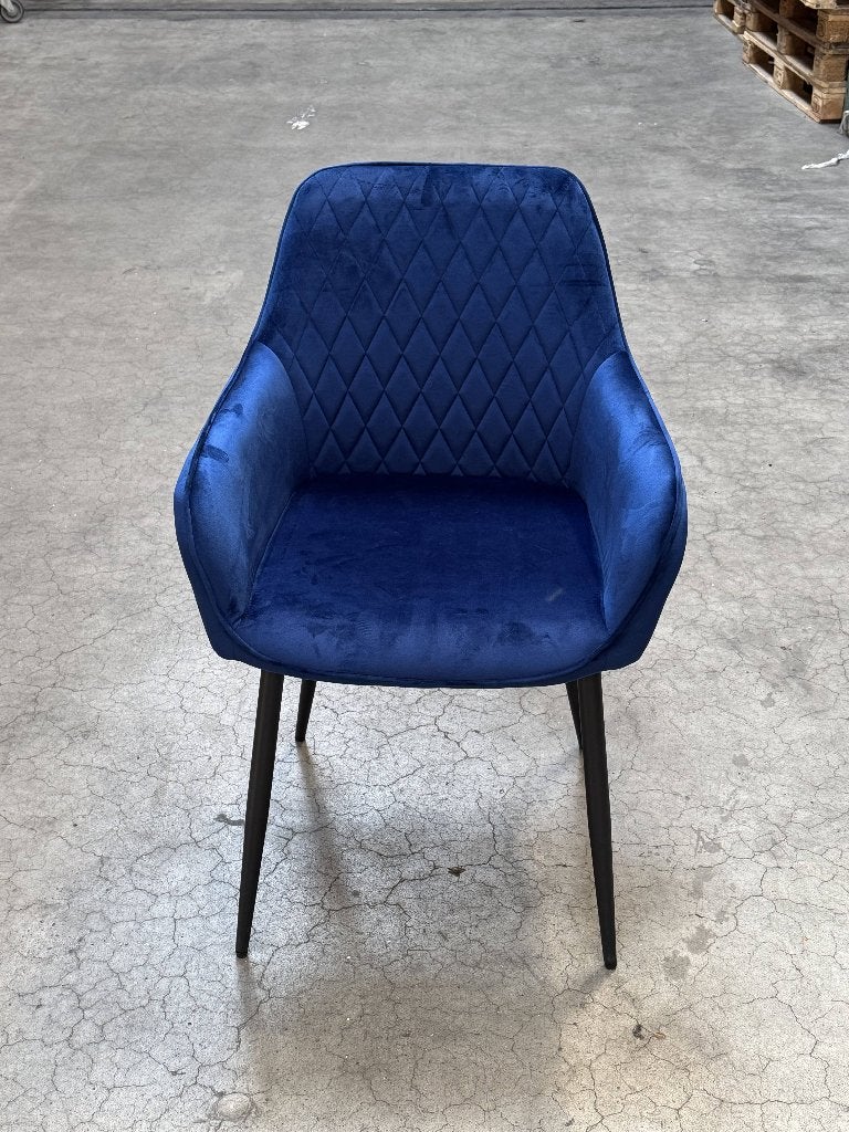 Eetkamer Stoel - Blauw, Blauw, Nieuw, Scandinavisch, Ophalen of Verzenden