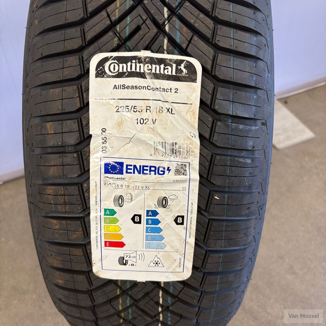 Continental AllSeasonContact 2 225/55/R18 102V, 18 inch, Gebruikt, -, -