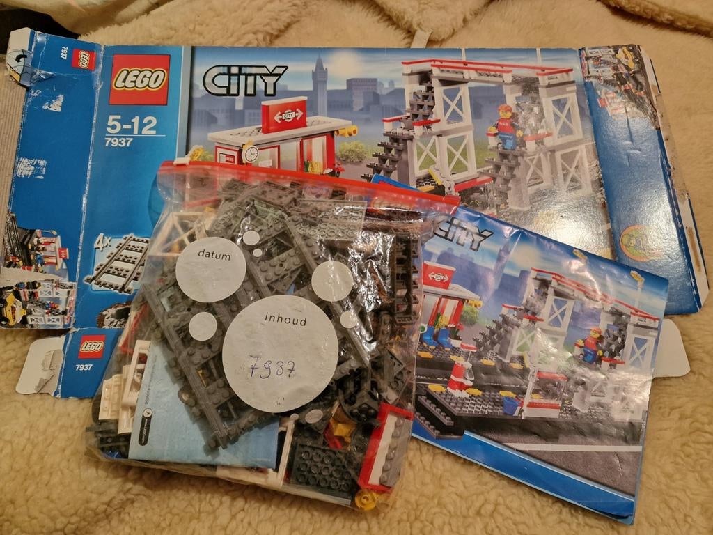 Lego City Trein Station 7937, Lego, Ophalen of Verzenden, City, Gebruikt