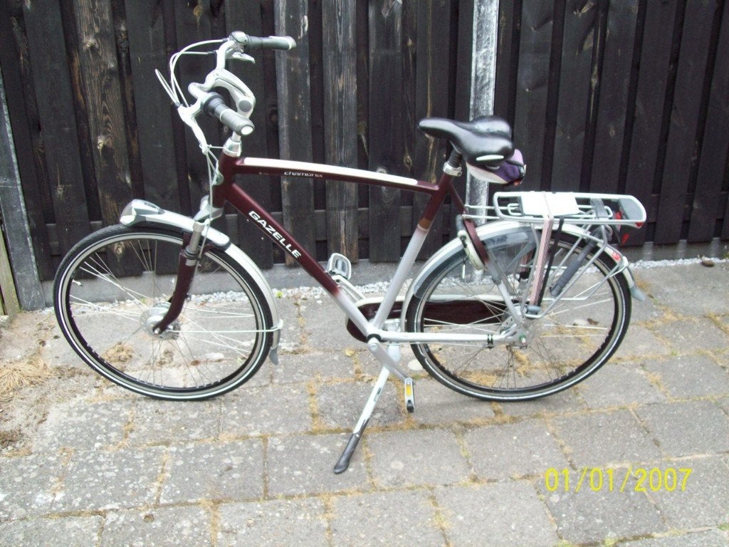 Gazelle Chamonix Herenfiets, Ophalen, Versnellingen, Zo goed als nieuw, 61 tot 65 cm