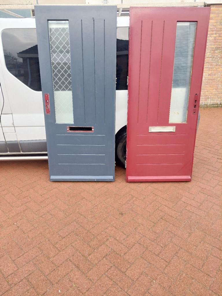 Voordeur   Merbau, Ophalen, Buitendeur, 200 tot 215 cm