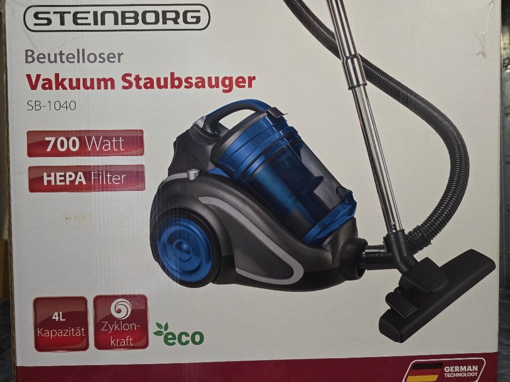 Steinborg stofzuiger met HEPA-filter, Regelbare zuigkracht, Overige merken, Nieuw, Ophalen of Verzenden