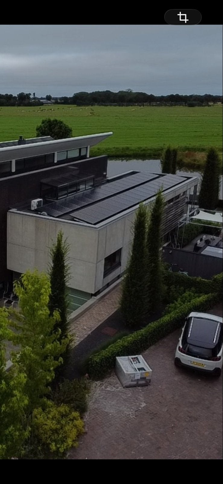 Zonnepanelen set 11,12 kWp met omvormer en optimizers, Ophalen of Verzenden, Gebruikt, Compleet systeem, 200 wattpiek of meer