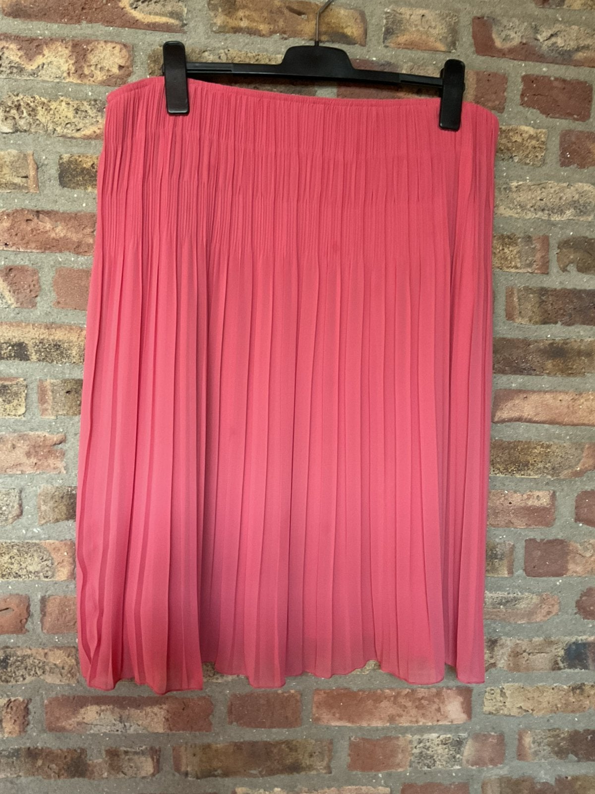 Sommermann! Prachtige plissee rok koraal roze zgan 44 46, Overige kleuren, Maat 46/48 (XL) of groter, Ophalen of Verzenden, Zo goed als nieuw