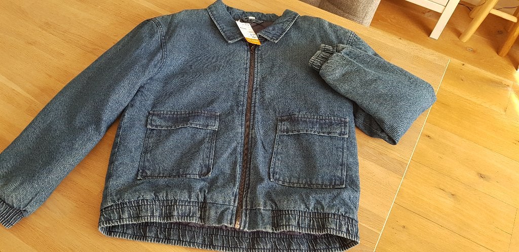 Kinder jeans jas Zeeman maat 158/164, Ophalen of Verzenden, Zo goed als nieuw, Maat 158
