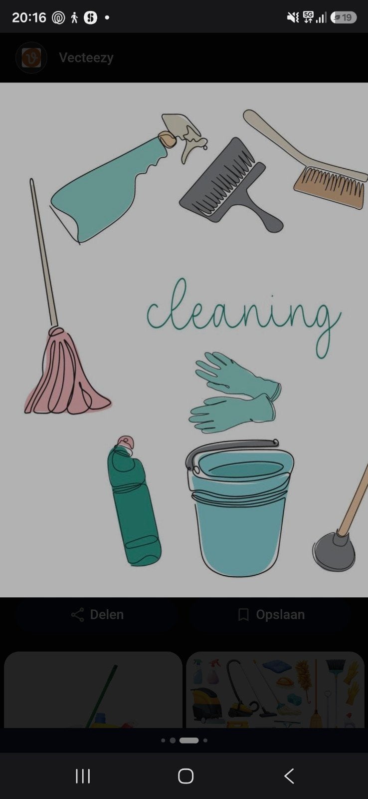 Betrouwbare schoonmaakster