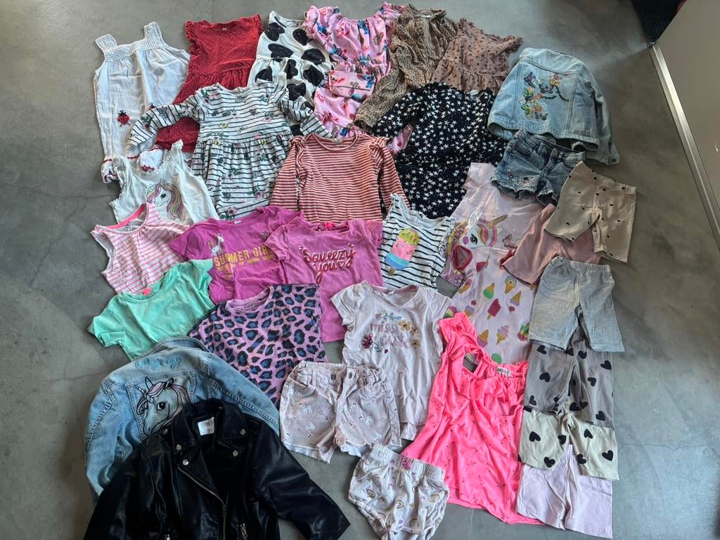 Zomer kledingpakket maat 110, Ophalen of Verzenden, Zo goed als nieuw, Meisje