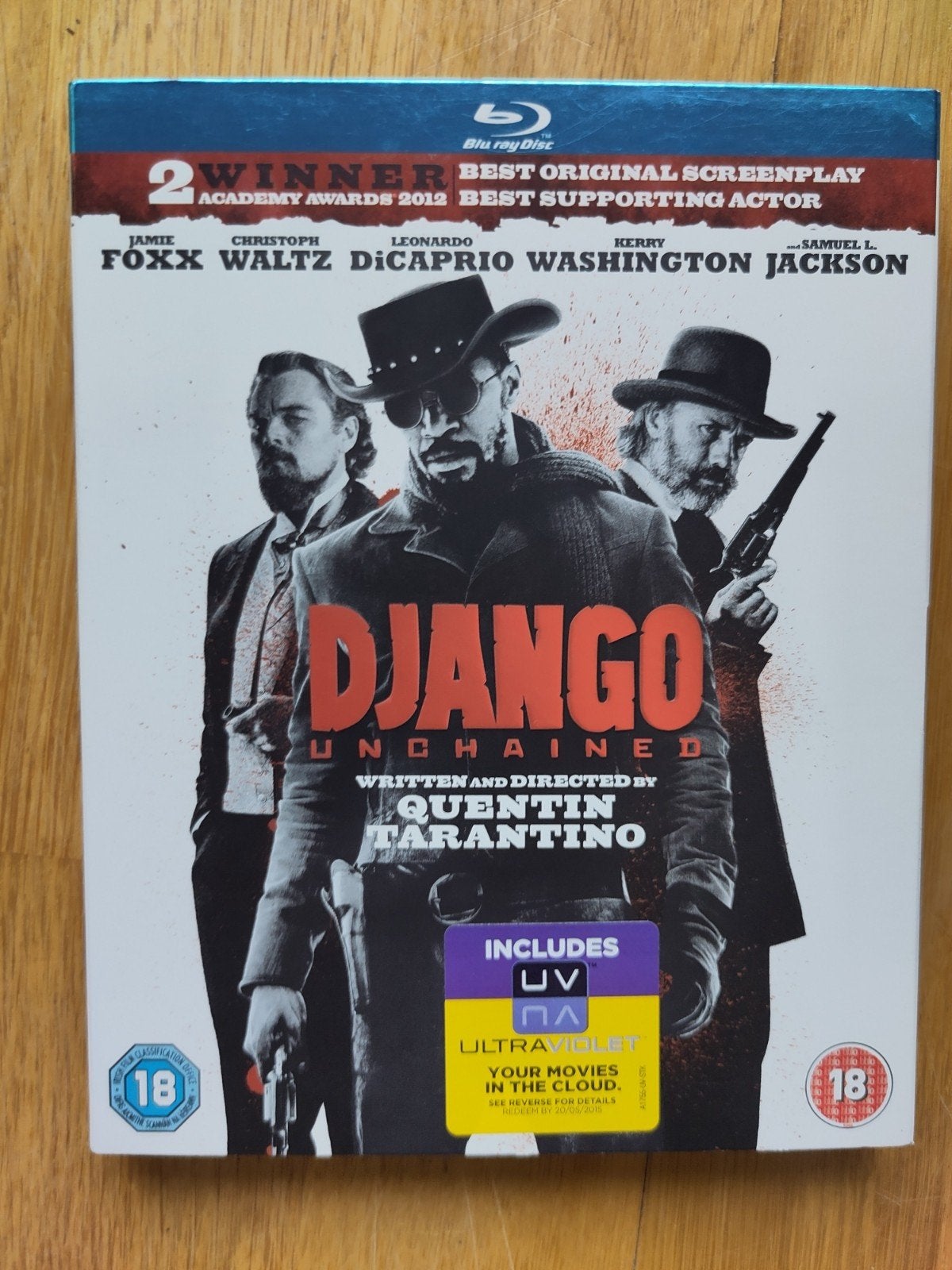 Django Unchained Bluray slipcover, Verzenden, Zo goed als nieuw