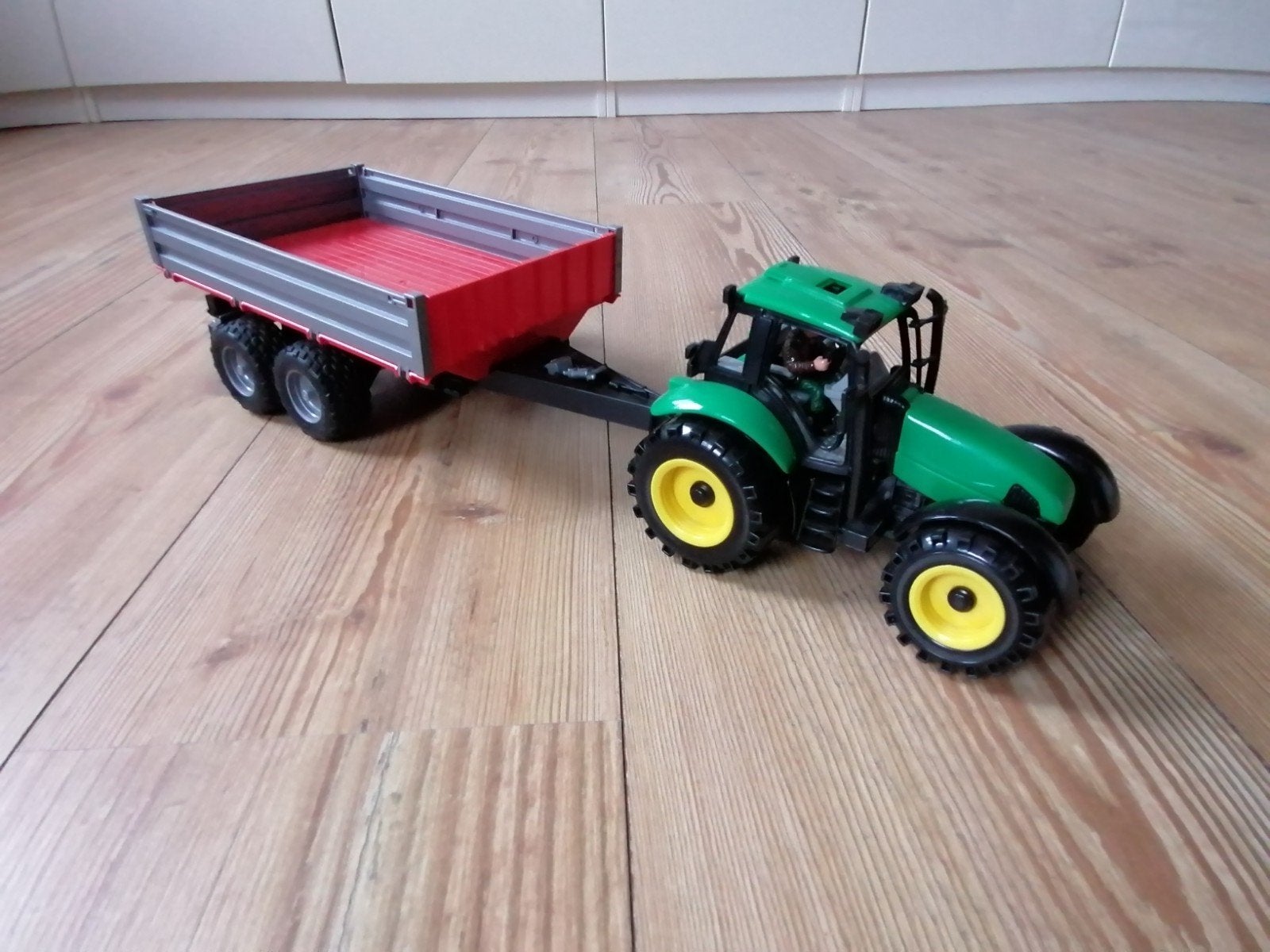 speelgoed tractor met aanhanger, Ophalen of Verzenden, Zo goed als nieuw