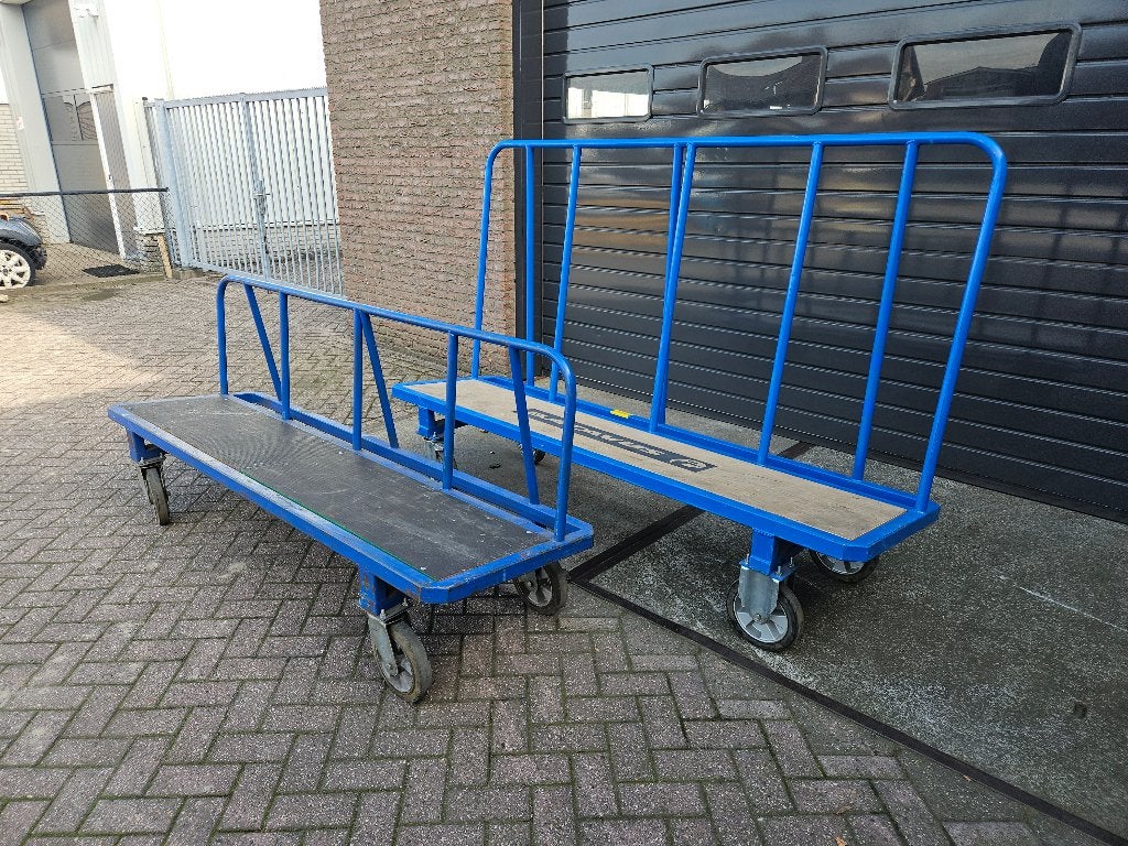 Platenwagen platenkar 225 x 60 en 115 cm., Doe-het-zelf en Verbouw, 100 liter of meer, Ophalen, Gebruikt, Transportkar