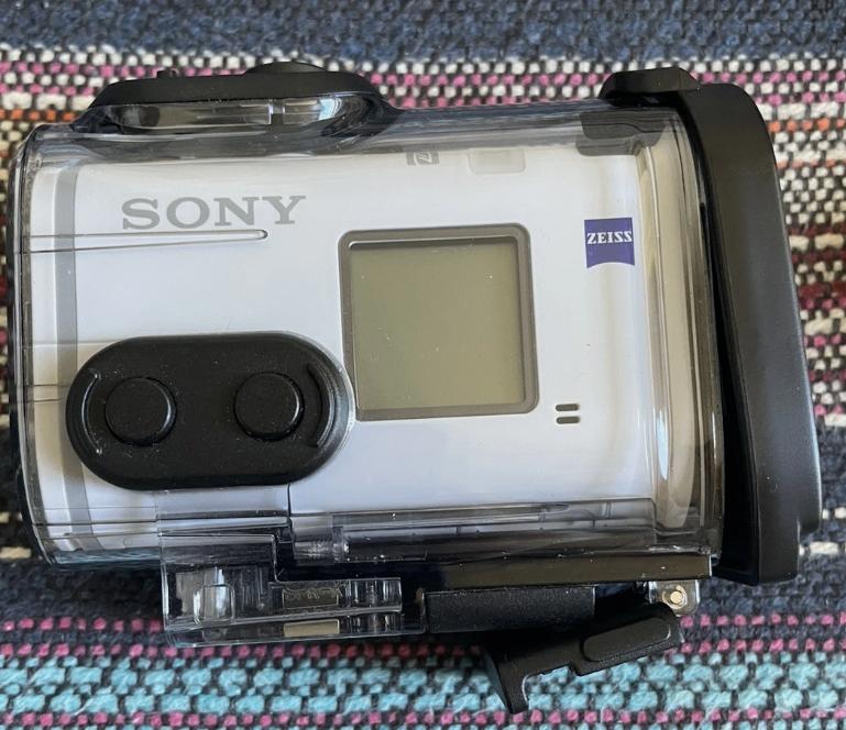 Sony FDR-X1000V 4K Action Cam + Waterdichte Case SPK-X1 - Wi, Ophalen of Verzenden, Gebruikt, Sony