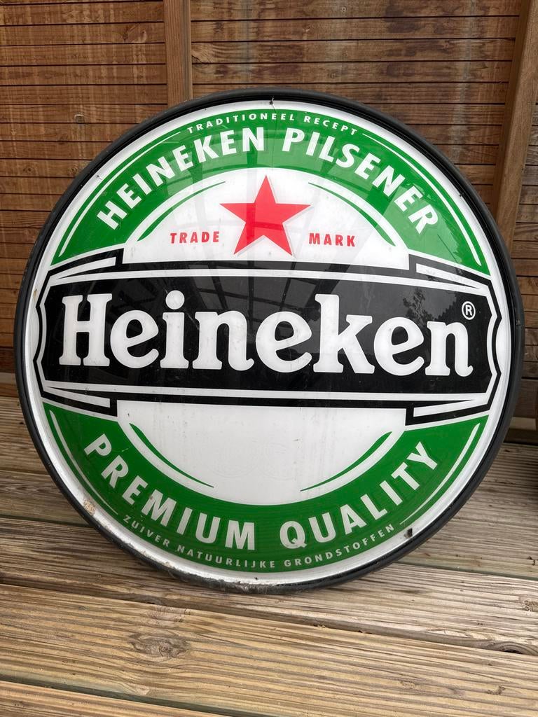 Heineken Lichtboei - Reclamebord, Verzamelen, Merken en Reclamevoorwerpen, Ophalen, Gebruikt, Lichtbak of (neon) lamp