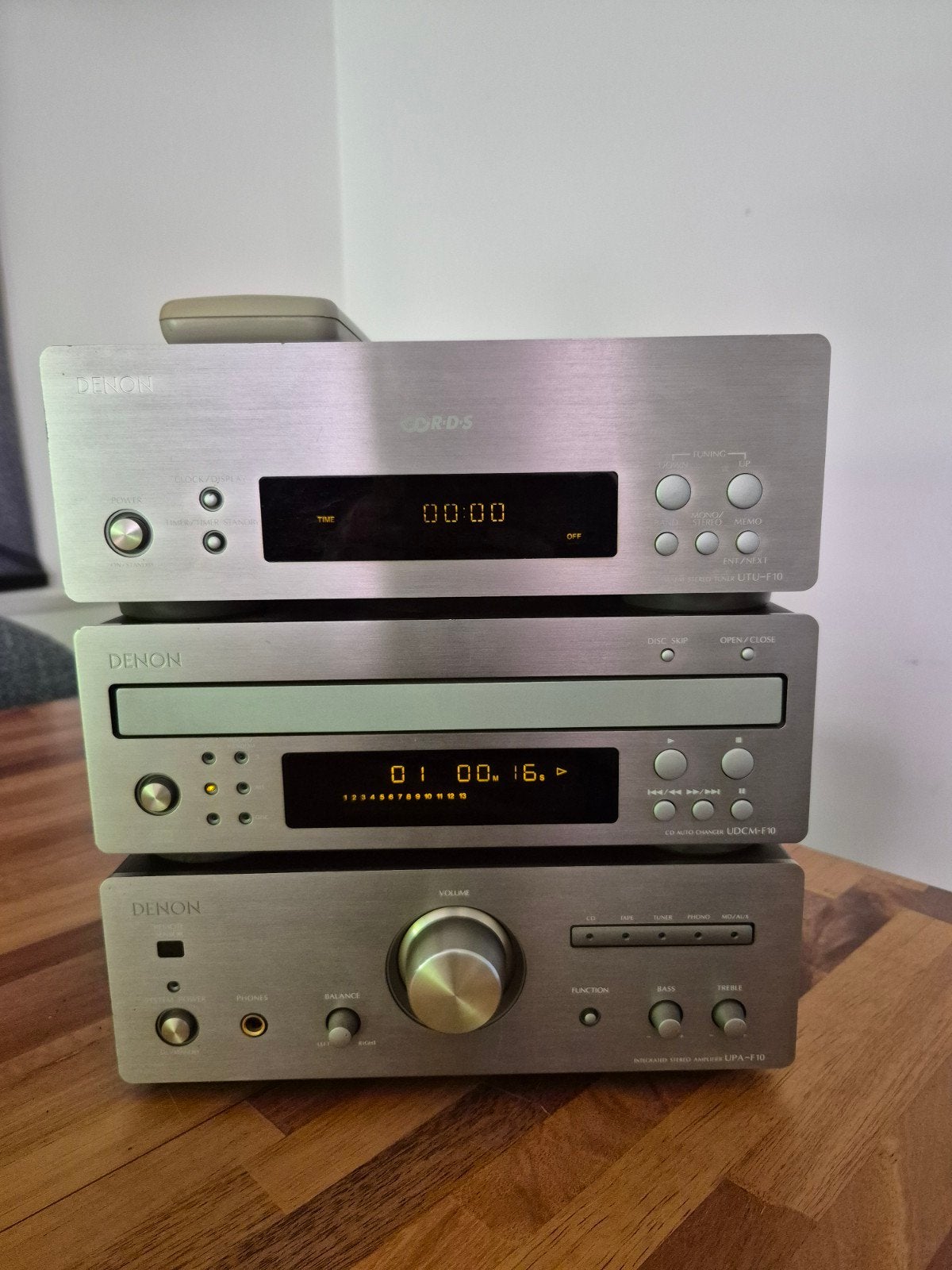 Denon D-F10 Hifi Set - Versterker, CD-wisselaar, Tuner, Ophalen of Verzenden, Speakers, Denon