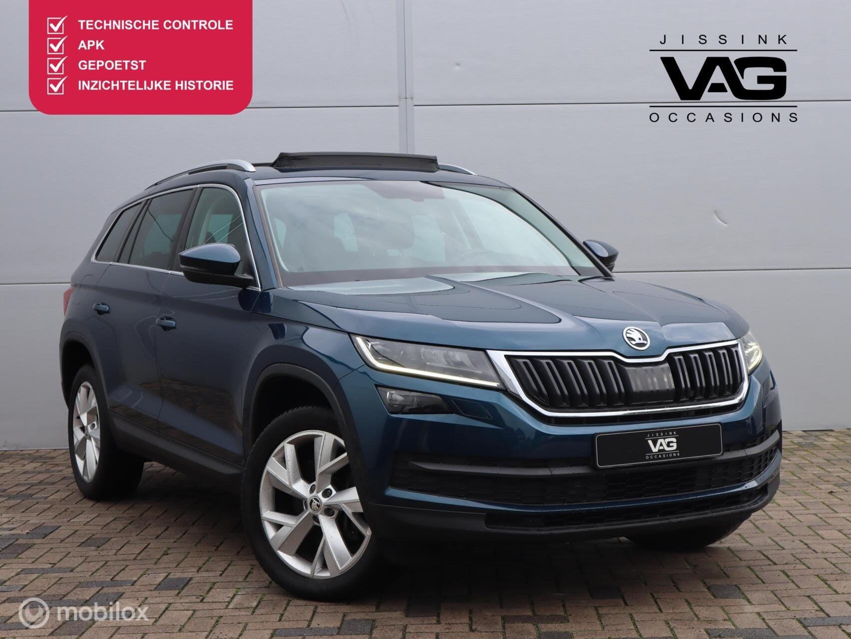 Skoda Kodiaq 2.0 TSI 4x4 7p. Pano Automaat Trekhaak LED PDC, Automaat, Gebruikt, Euro 6, 4 cilinders