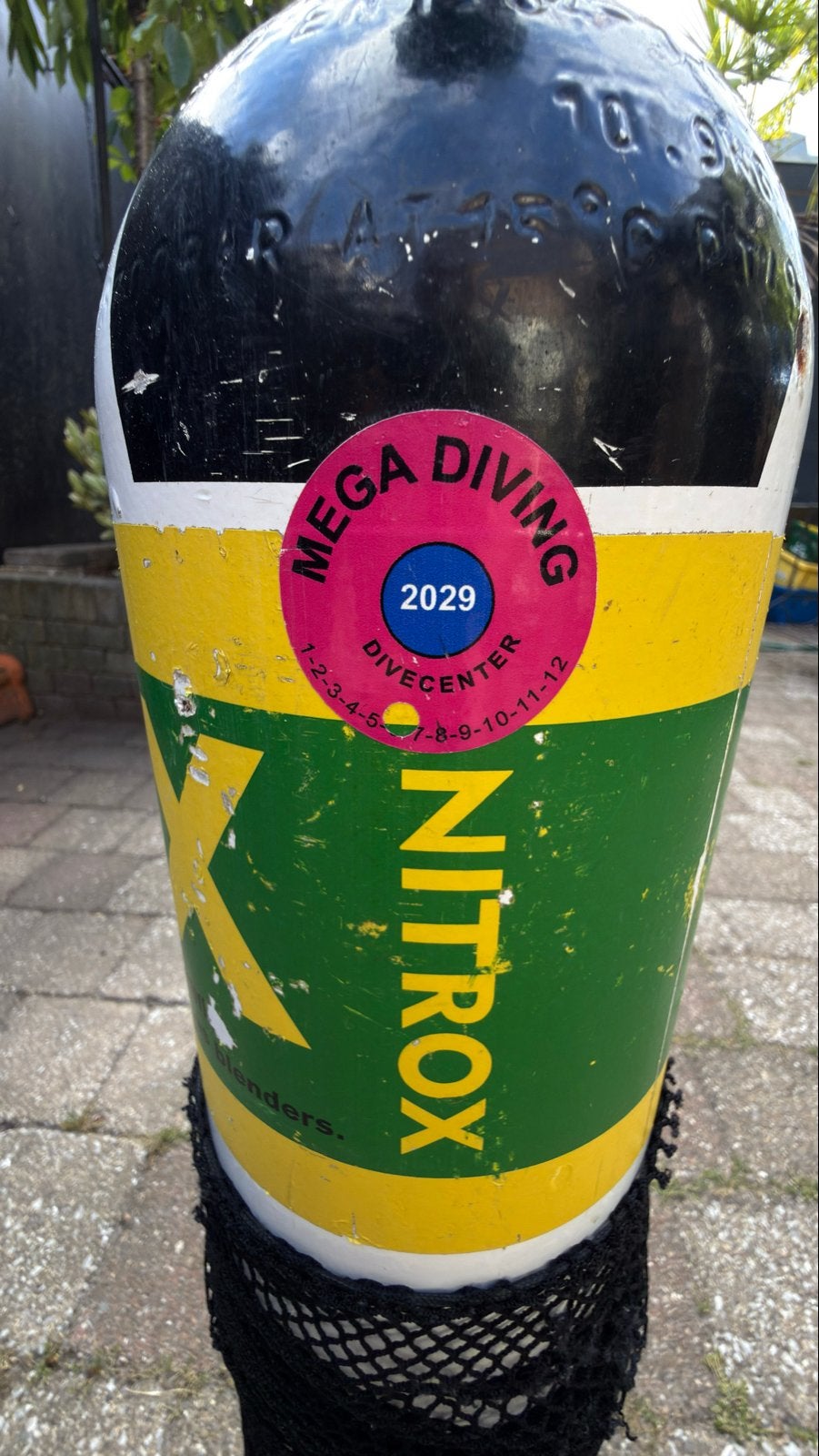 Duikfles 7 liter 300 bar Nitrox, Ophalen, Gebruikt, Duikfles