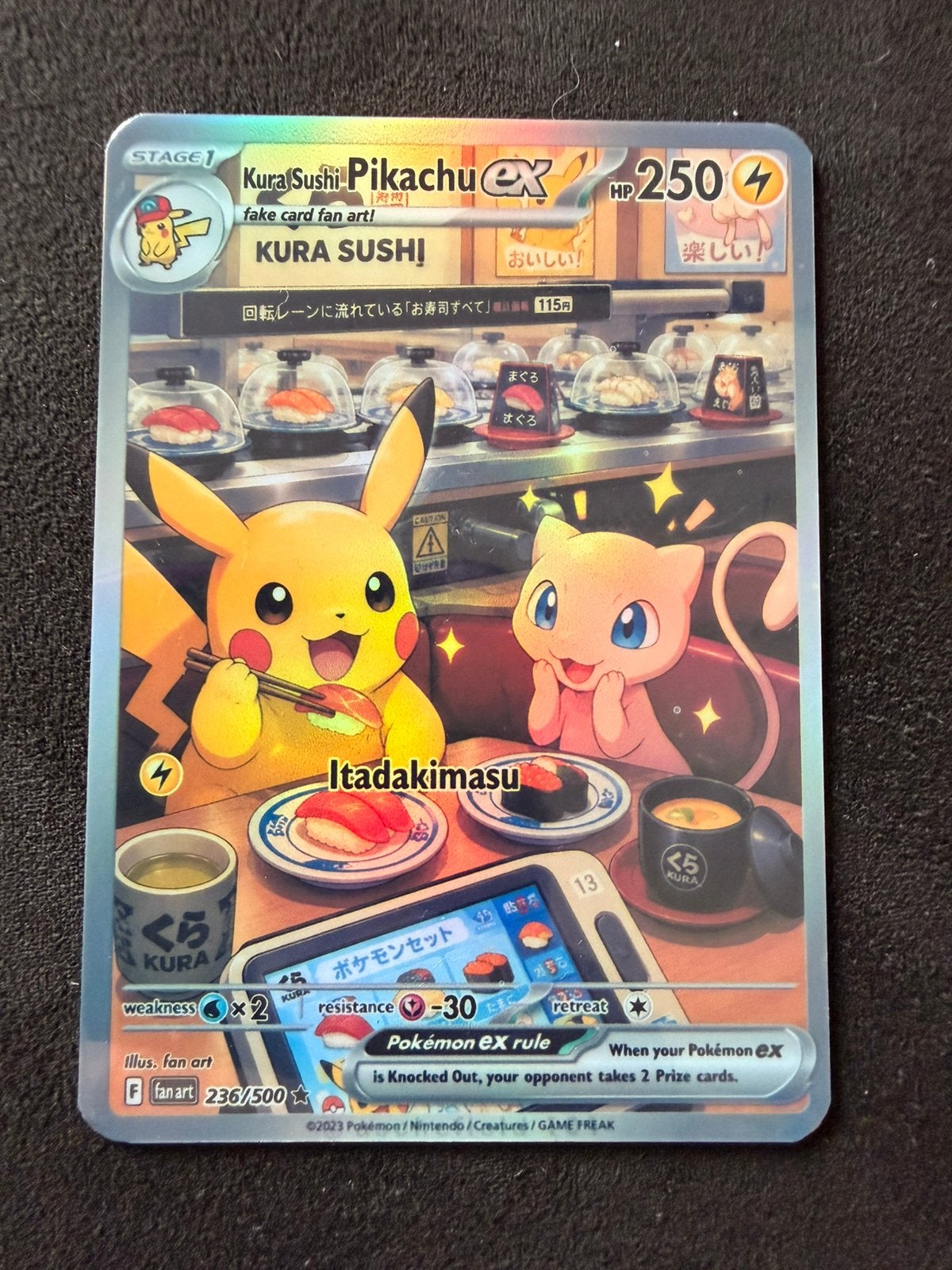 Pika en mew ingespireerde custom fan art, Ophalen of Verzenden, Zo goed als nieuw, Overige thema's