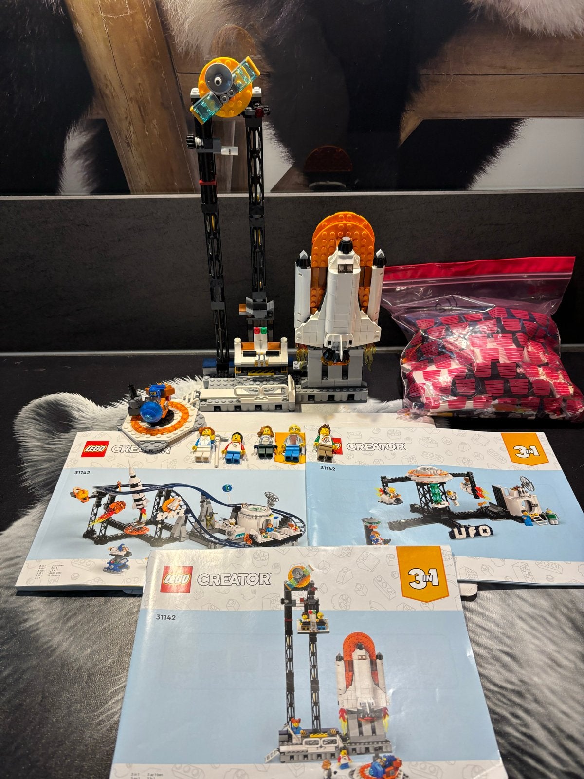LEGO Creator 31142 Ruimte achtbaan, zo goed als nieuw, Ophalen of Verzenden, Zo goed als nieuw