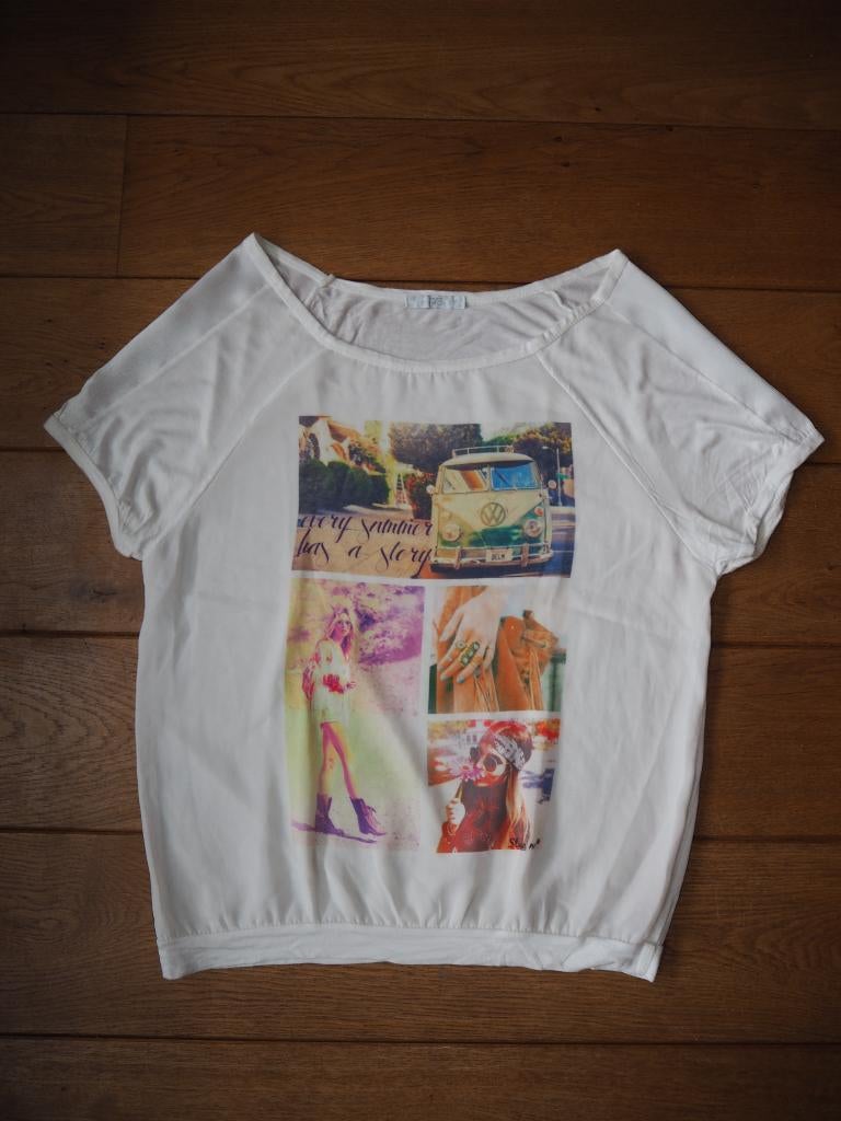 Mooi shirt Studio MO maat S ZGAN!, Kleding | Dames, Studio Mo, Wit, Ophalen of Verzenden, Zo goed als nieuw