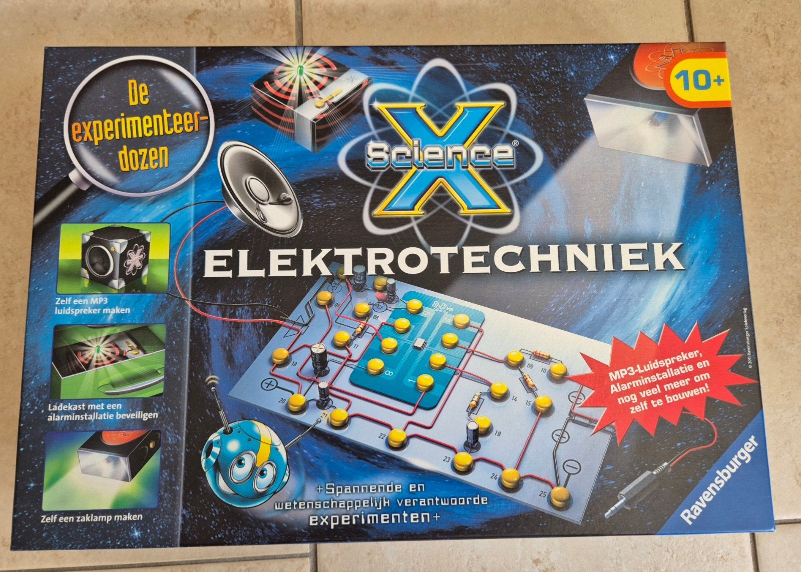 Science X Elektrotechniek Experimenteerset Ravensburger, Ophalen of Verzenden, Zo goed als nieuw, Bouwen