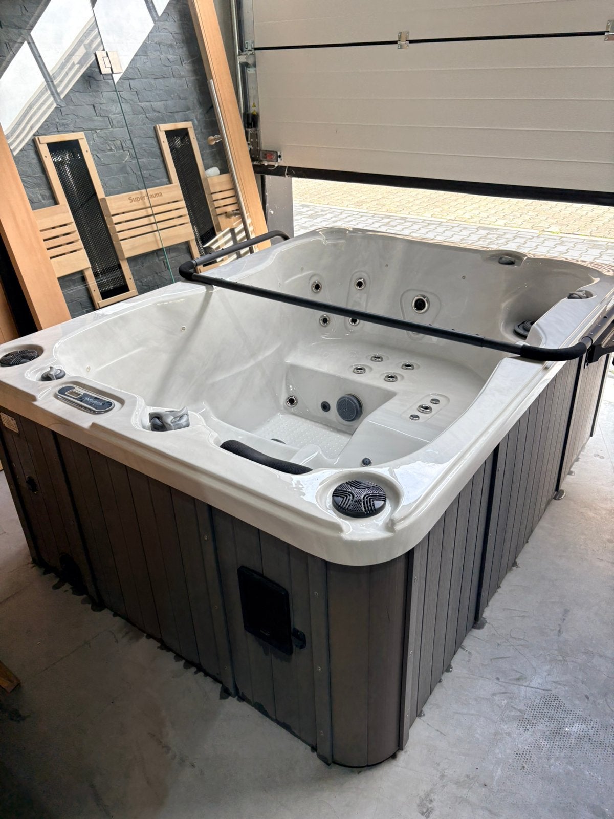 Gebruikte spa jacuzzi balboa INCL GARANTIE, Ophalen of Verzenden, Zo goed als nieuw