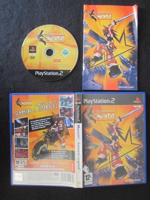 PS2 - Brave Samurai Legend Musashi - Playstation 2 , 1 speler, Ophalen of Verzenden, Zo goed als nieuw, Role Playing Game (Rpg)